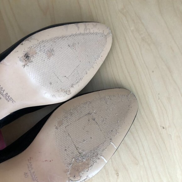 Zara Basic Collection Block Heel Bootie NEW - Picture 7 of 9